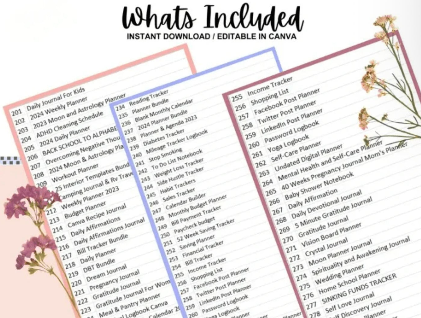 15,000+ Pages PLR Planners, Journals, Trackers | Monster Template Bundle with Resell Rights (ON SALE!)